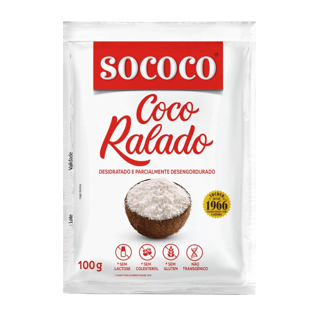 Sococo - Grated Desiccated Coconut - 3.53 oz | Coco Ralado Desidratado - 100g