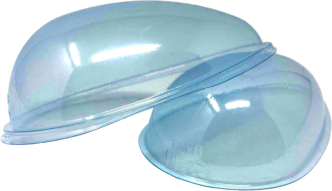 Medium Plastic Easter Egg Shell Case (2 pieces set)