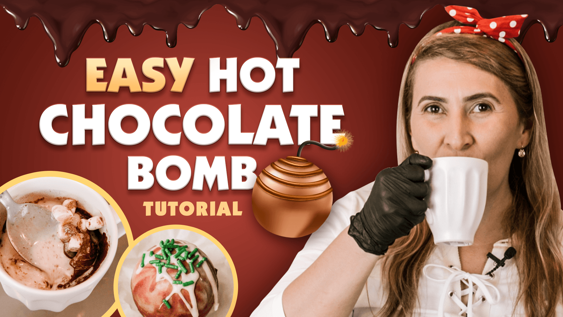 Easy DIY Hot Chocolate Bombs Tutorial with Video - ViaCheff.com