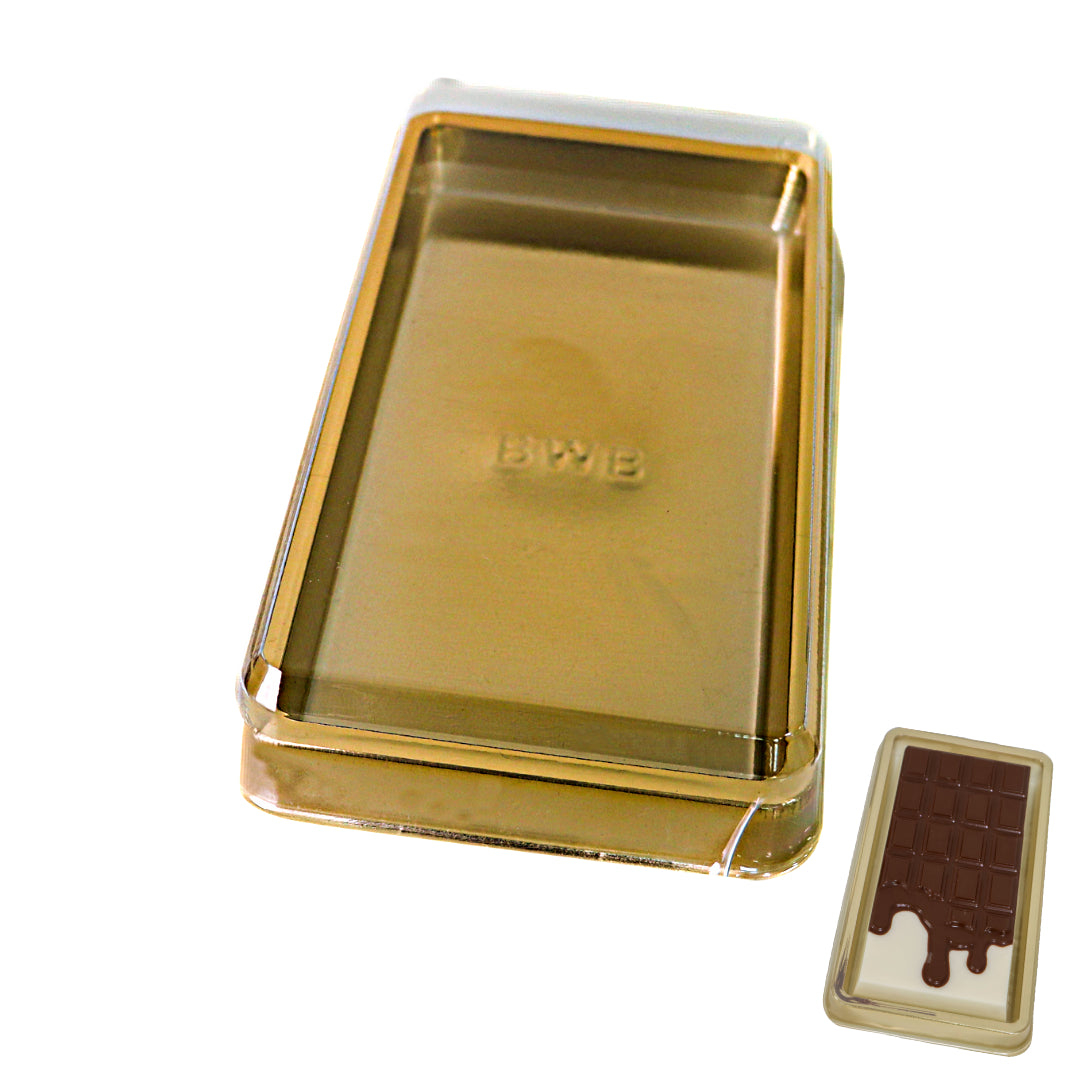 Estojo para Barra de Chocolate Tablet "Gold" (10 unidades) BWB