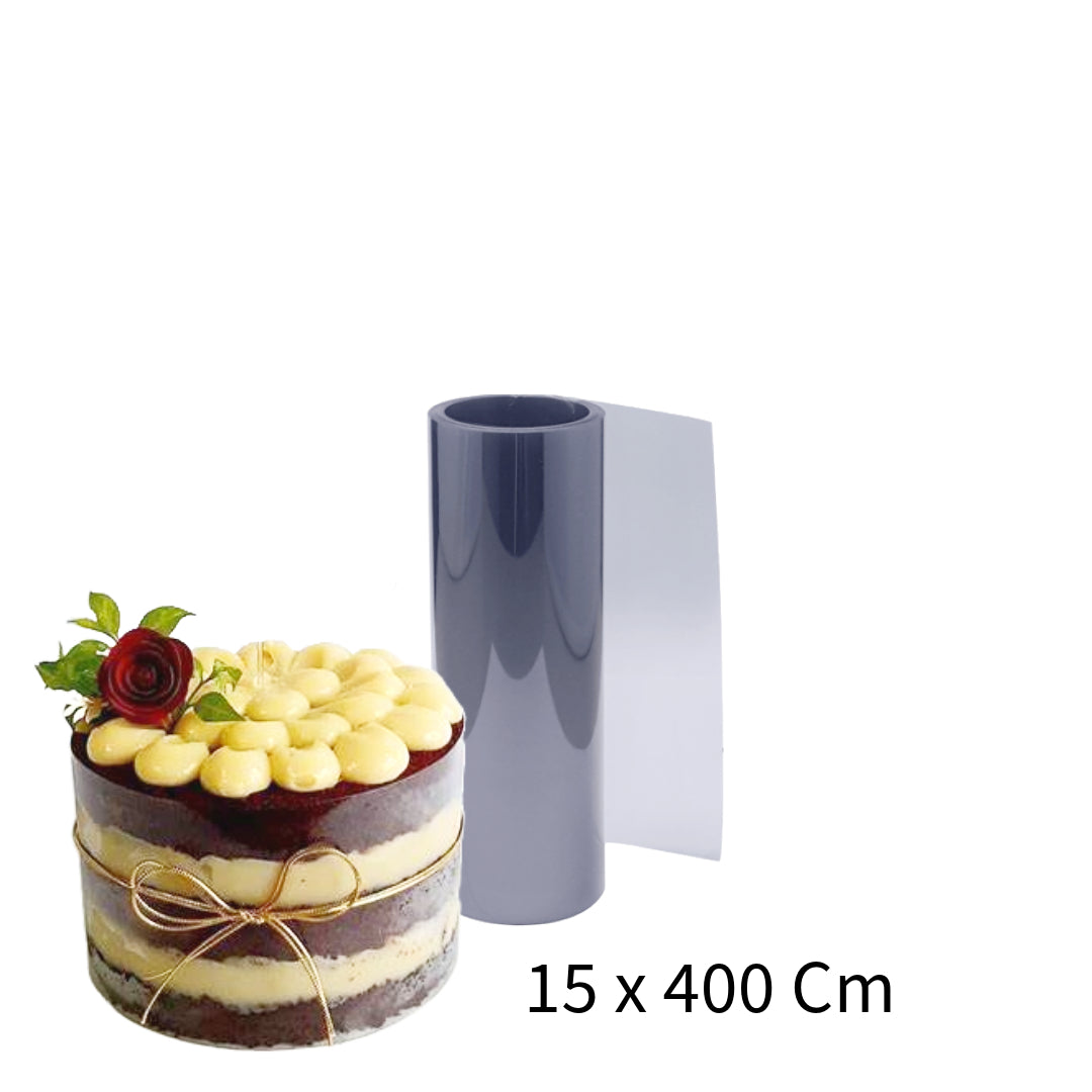 Acetate Strips for Cakes & Dessert Wraps 15 X 400cm (BWB)