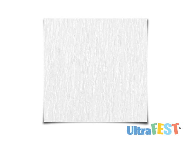 Mini  Wrapping Crepe Paper Sheets for Bem Casados 15cm x 15cm White (40 Sheets)