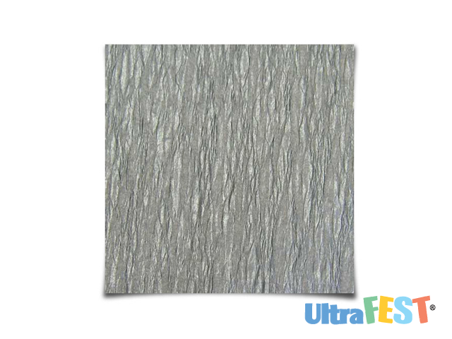 Mini  Wrapping Crepe Paper Sheets for Bem Casados 15cm x 15cm Silver (40 Sheets)