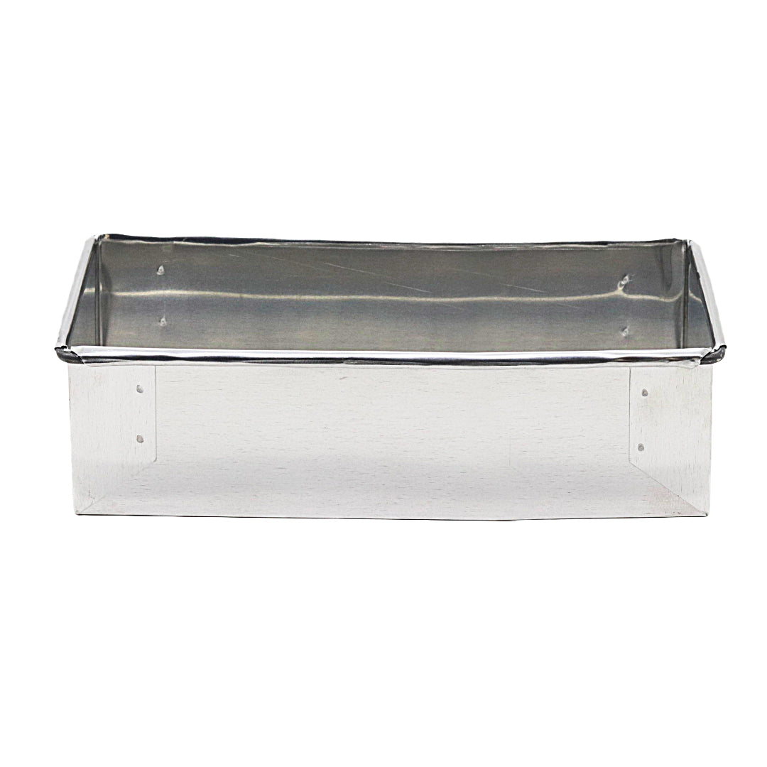 Molde de aluminio para tarta de rebanadas Tamaño: 30 x 10 x 10 cm (largo x ancho x alto)