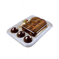 Thumbnail for Container for Slice Cake and 3 candies (5-Pack) White