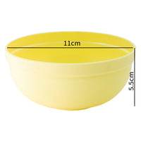 Thumbnail for Plastic Mini Bowl 270ml Capacity (5-Pack) Light Yellow