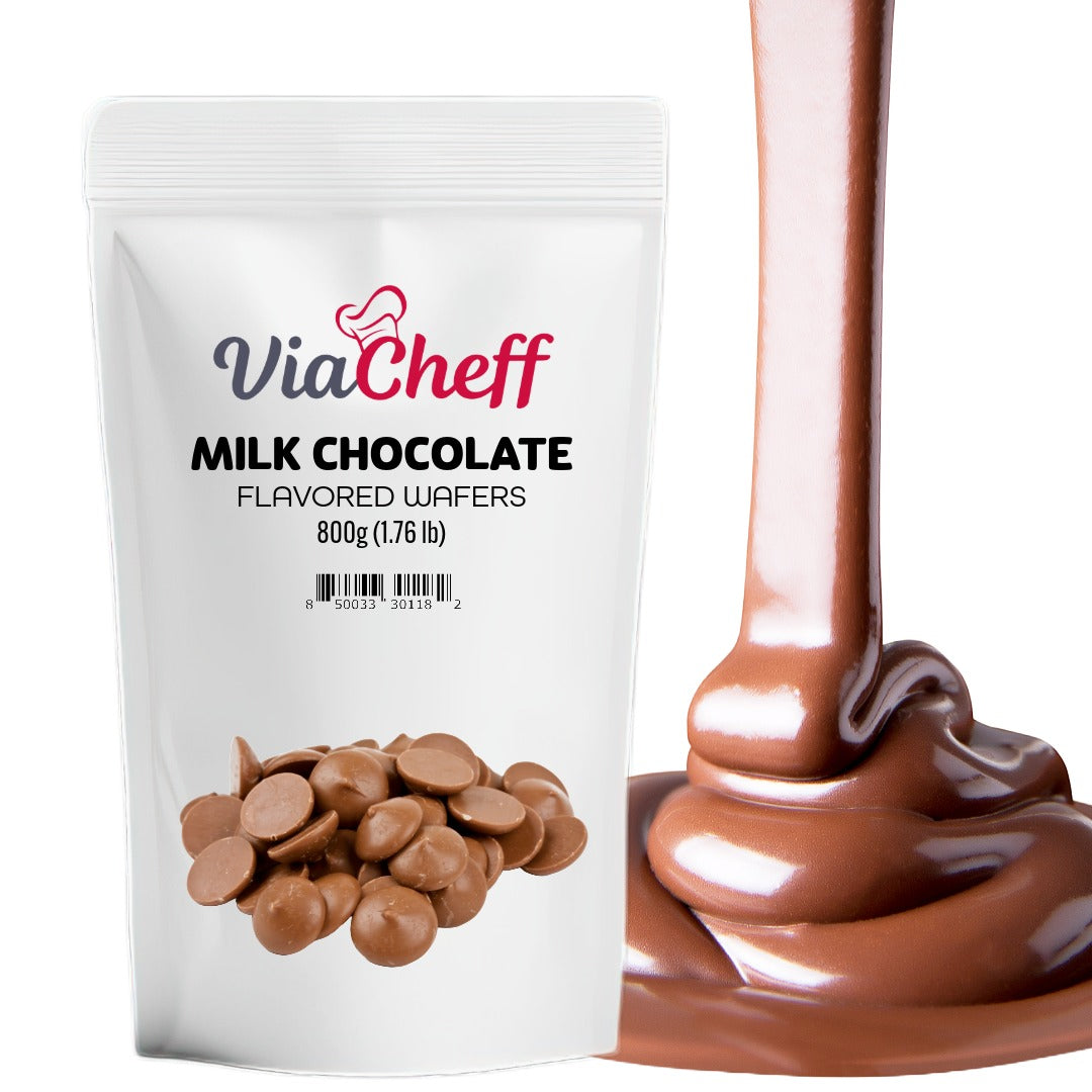 Gotas sabor chocolate con leche 800 g (1,76 lb)