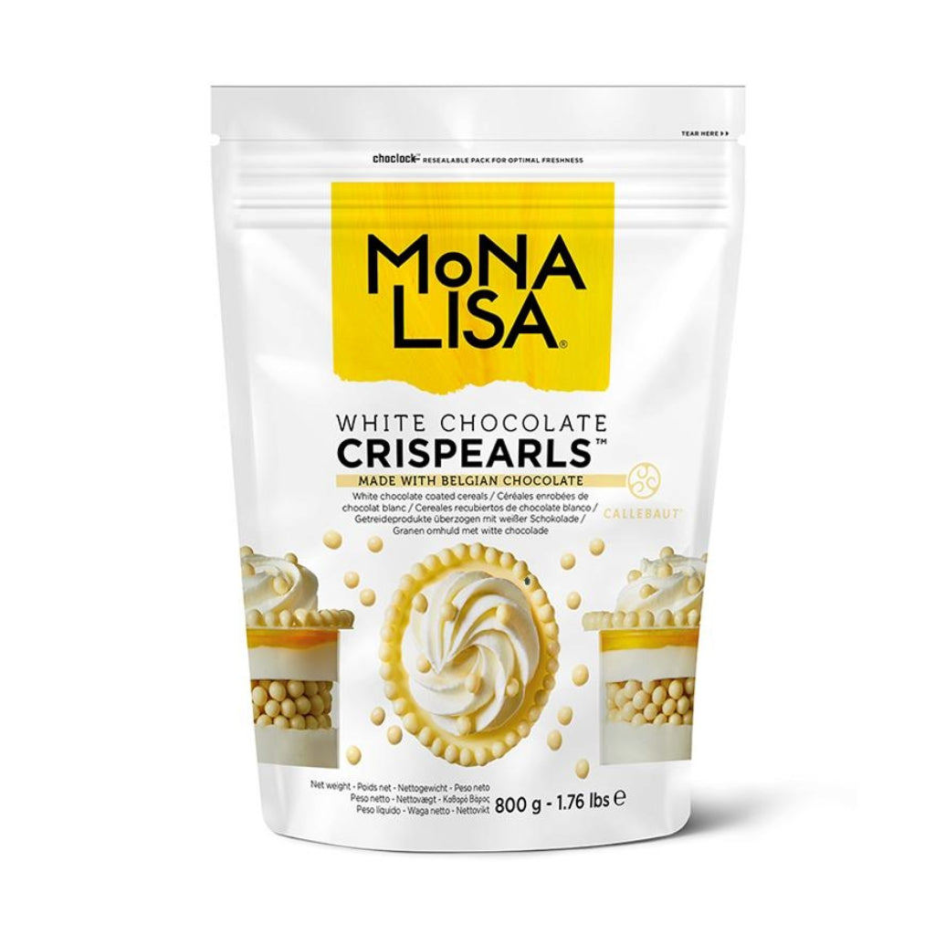 Mona Lisa CRISPEARLS™ - White Chocolate 800g (1.76lbs)