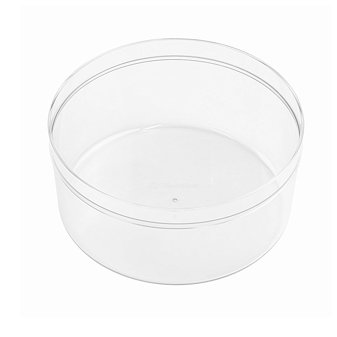 Rounded Crystal Plastic Cake Box 1.5 L Capacity