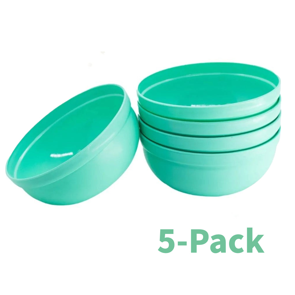 Plastic Mini Bowl 270ml Capacity (5-Pack) Tiffany