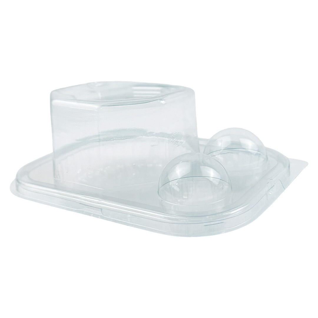 Case for mini-Cake and 2 Candies (5-Pack) Clear