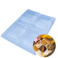 Thumbnail for Square Large Brazilian Honey Bread 3-Part Chocolate Mold (BWB)