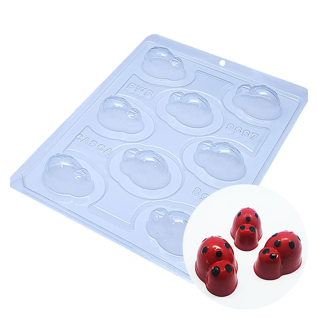 Special Ladybug 3-Part Chocolate Mold (BWB)