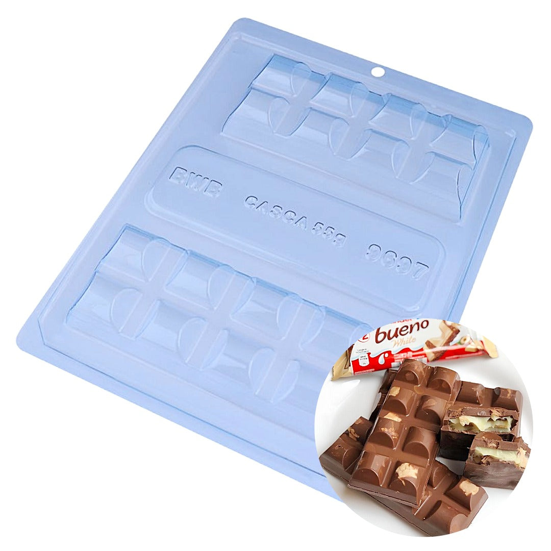 Cube Bar 3-Part Chocolate Mold (BWB)