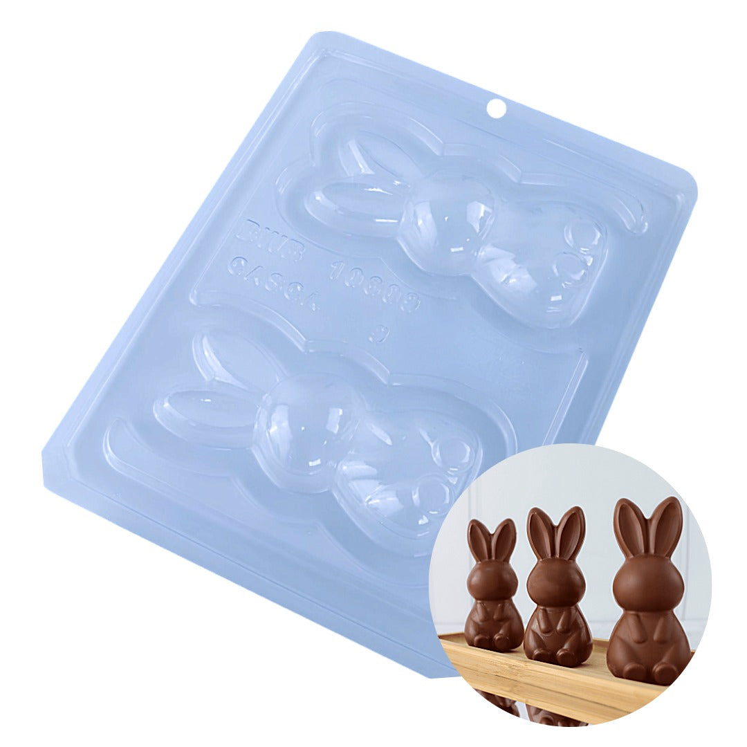 NEW Small Sitting Bunny - 3-Part Chocolate Mold(BWB)