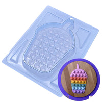 Thumbnail for Milkshake Pop It 3-Part Chocolate Mold (BWB)