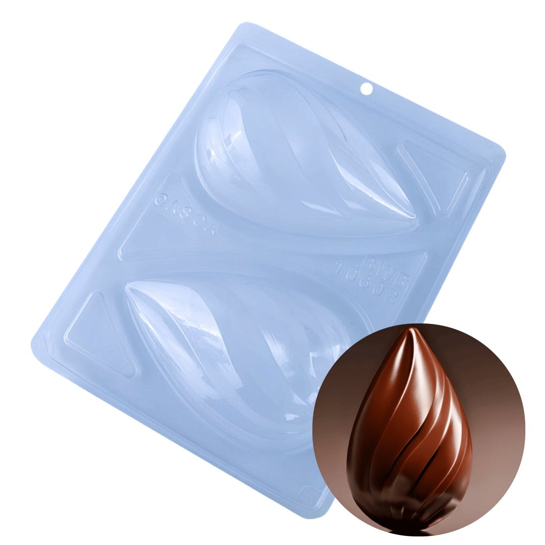 ELEGANCE Easter Egg 3-Part Chocolate Mold 250g Shell (BWB)