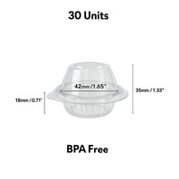Thumbnail for BWB Single cavity Clear/Clear Candy case (30 count)