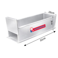 Thumbnail for Aluminum Pan for Slice Cake – 32 x 10 x 10 cm – Removable faceplate by Caparroz