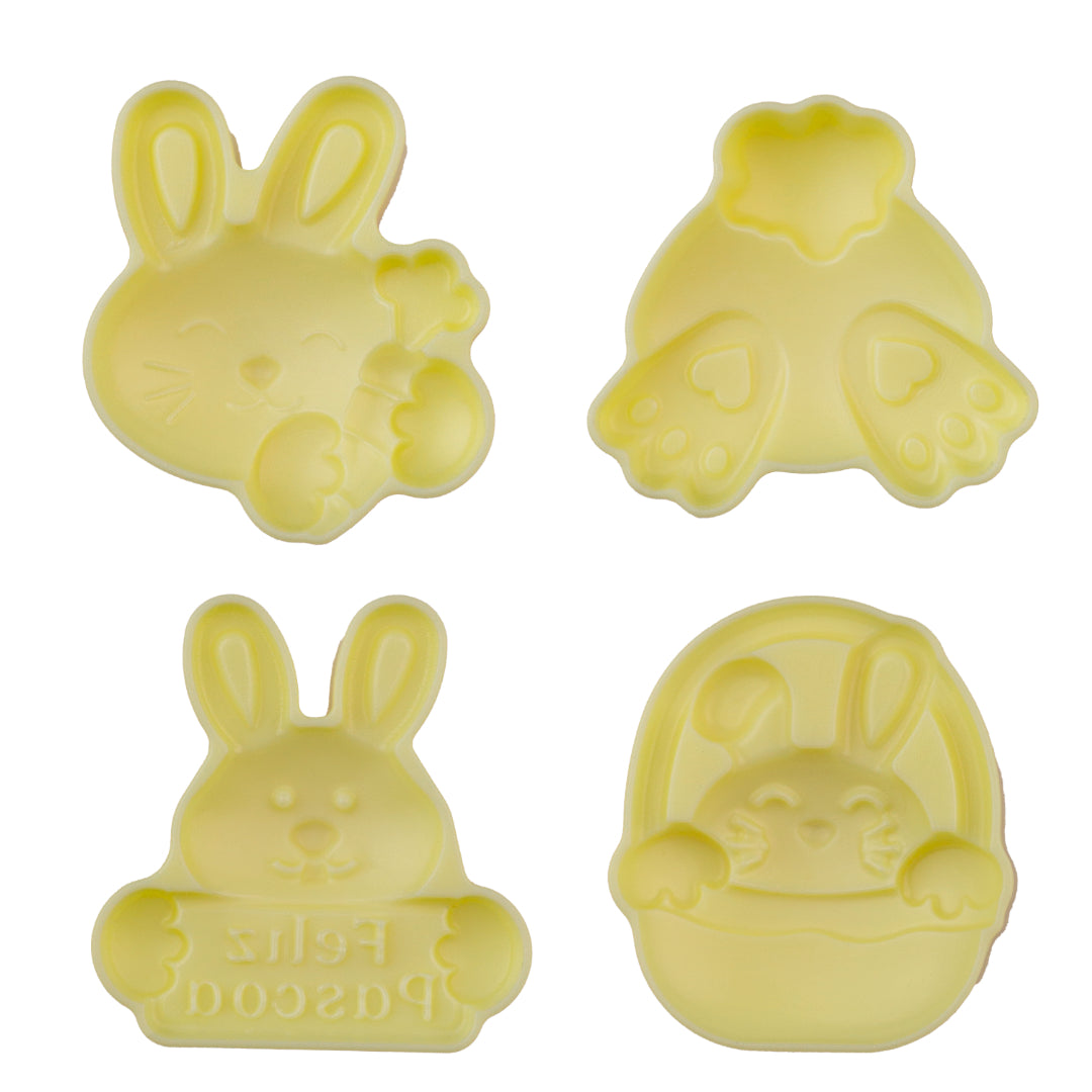 Brigadeiro Ejector Mold 4 designs Set (Easter Bunny) BlueStar