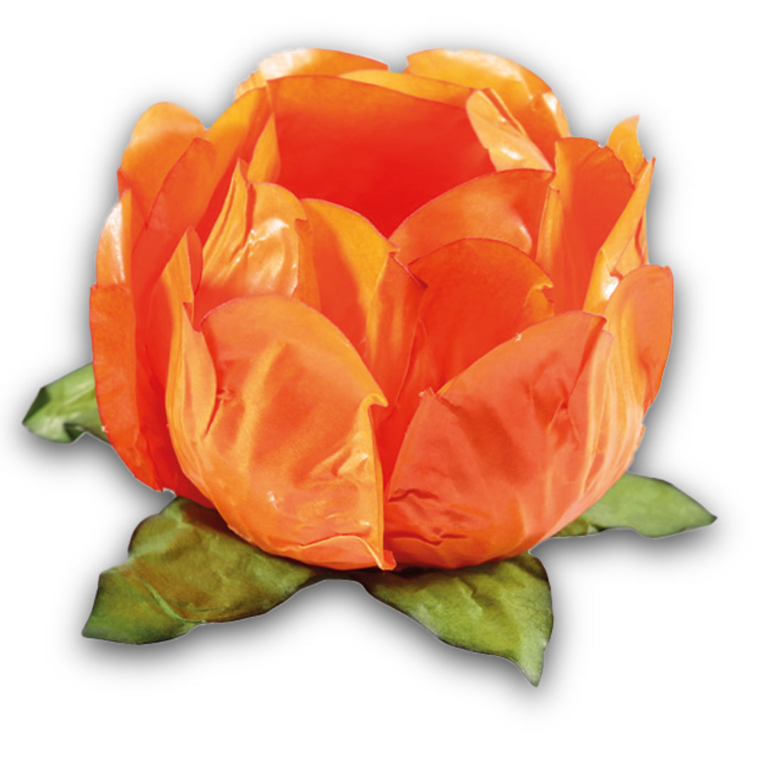 Princess Flower Truffle Wrapper - Orange (30 Pack)
