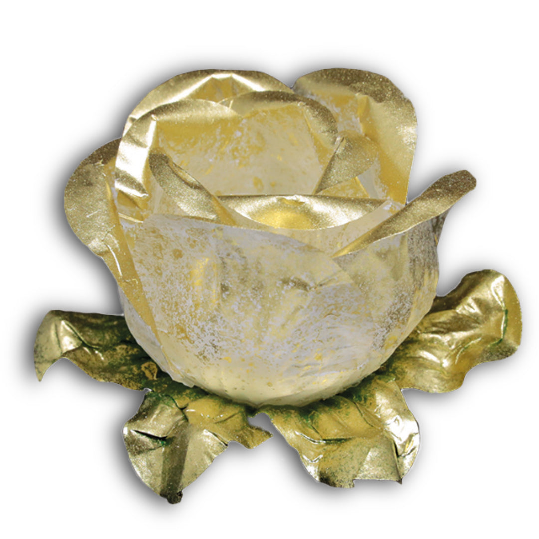 Queen Flower Truffle Wrapper - Champagne Gold (30 Pack)