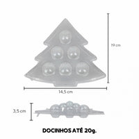 Thumbnail for 6 cavities Clear/Christmas Design Tree Candy case (5 count)
