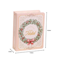 Thumbnail for 6 Cavities Christmas Brigadeiro Book Box with Velcro Closure – Grace Theme (10 Pack)