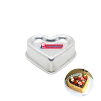 Thumbnail for Molde Mini de Aluminio para Tarta con Diseño de Corazón 12x13x4,5 cm (LxAnxAl)