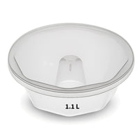 Thumbnail for Oven Safe Plastic Extra Large Pudding/Flan Pan With Lid - 5 Pack (1.1L)