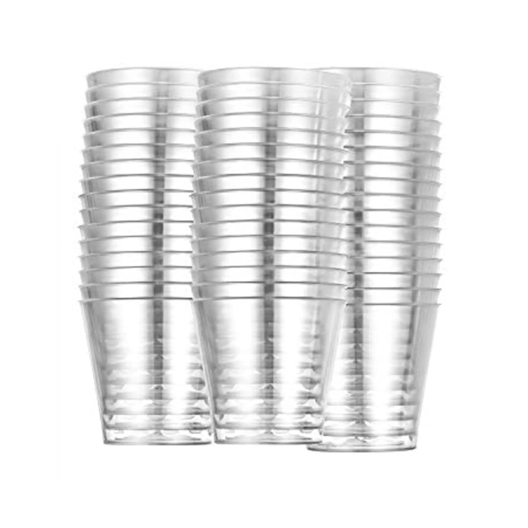 Mini Clear Rigid Plastic Dessert Cup 100 Pack (30ml Capacity)