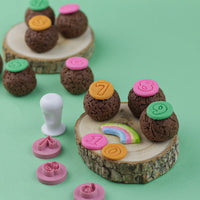Thumbnail for Mini Candy Stamp for Cake Decorating (BlueStar 7 pieces) 2cm (Balloon Numbers | Numeros Fofos