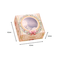 Thumbnail for 4 Cavities Christmas Brigadeiro Box with Clear Lid - Grace Theme (10 Pack)