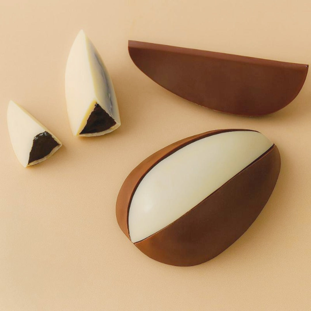 PRO Sliced Easter Egg 3-Part Chocolate Mold (BWB)