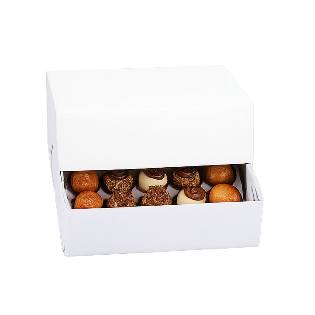 Caixa de Doces e Brigadeiros para 25 Unidades com Berço – Pacote com 10 Unidades