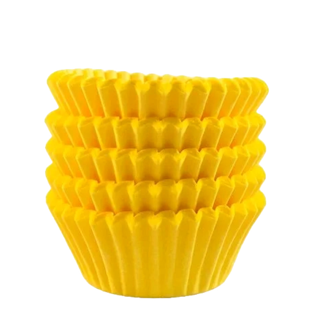 Premium Greaseproof Paper Candy Cups for Brigadeiros – YELLOW