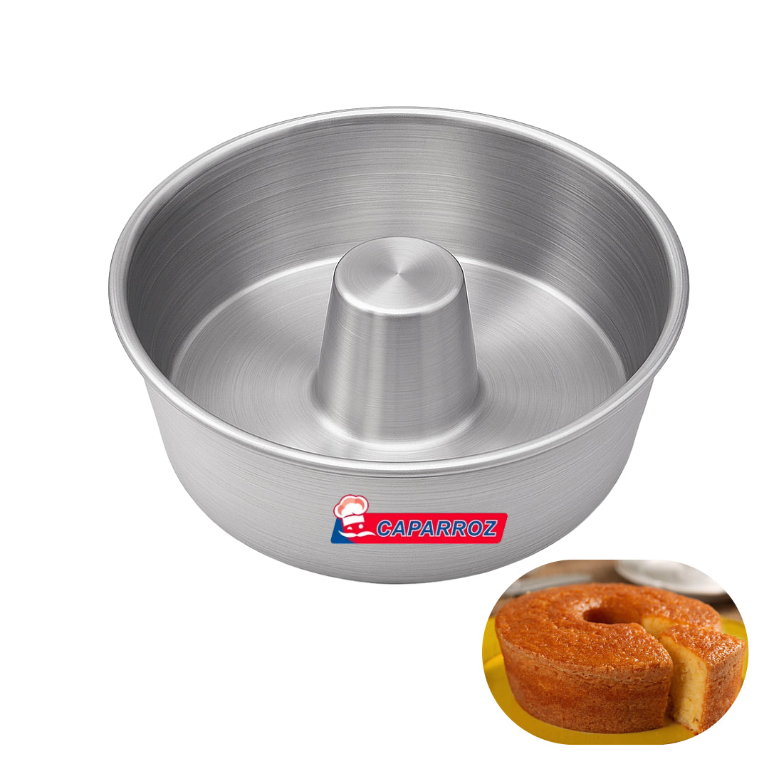Forma Angel Food – Tubo Cônico – 20,8x8cm – Alumínio Caparroz