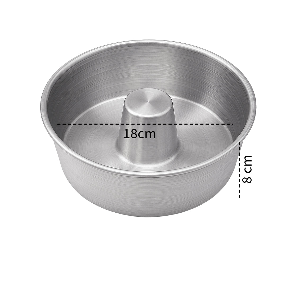 Forma Angel Food – Tubo Cônico – 20,8x8cm – Alumínio Caparroz