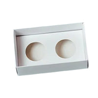 Thumbnail for 2 cavities Dessert Box With Clear Lid (10 pack)
