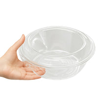 Thumbnail for Ultra-Clear Plastic Dessert Bowl with Tamper-Evident Dome Lid (10-Pack) – 1.4L Capacity