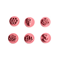 Thumbnail for Flowers Theme Embossing Candy Stamp Set (BlueStar 7 pieces)
