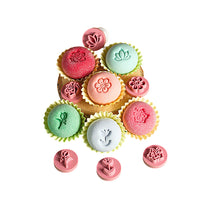Thumbnail for Flowers Theme Embossing Candy Stamp Set (BlueStar 7 pieces)