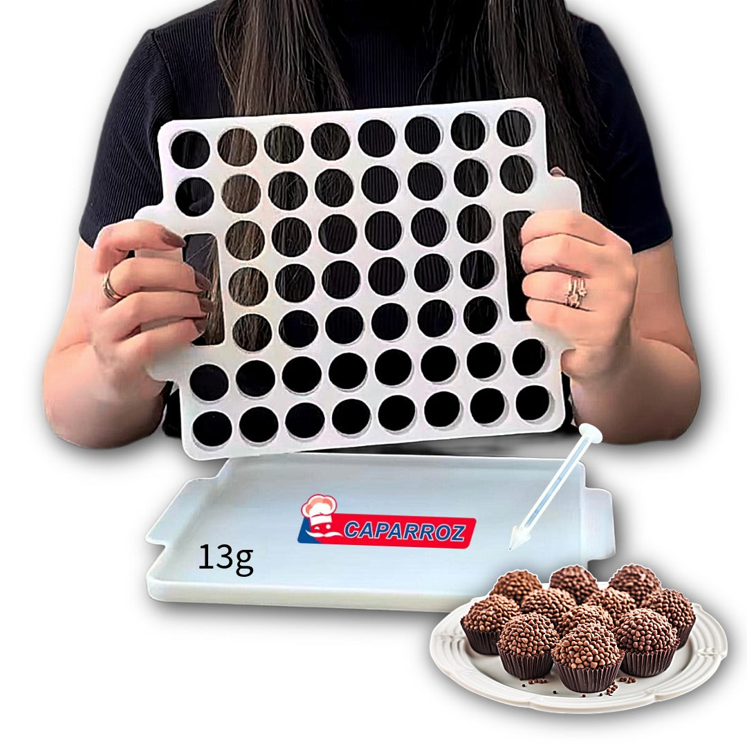 Portioning Board for 13g Brigadeiros (50 Holes) Caparroz