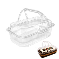 Thumbnail for Transparent Acetate Basket-Style Packaging for Desserts – Pack of 6 Units