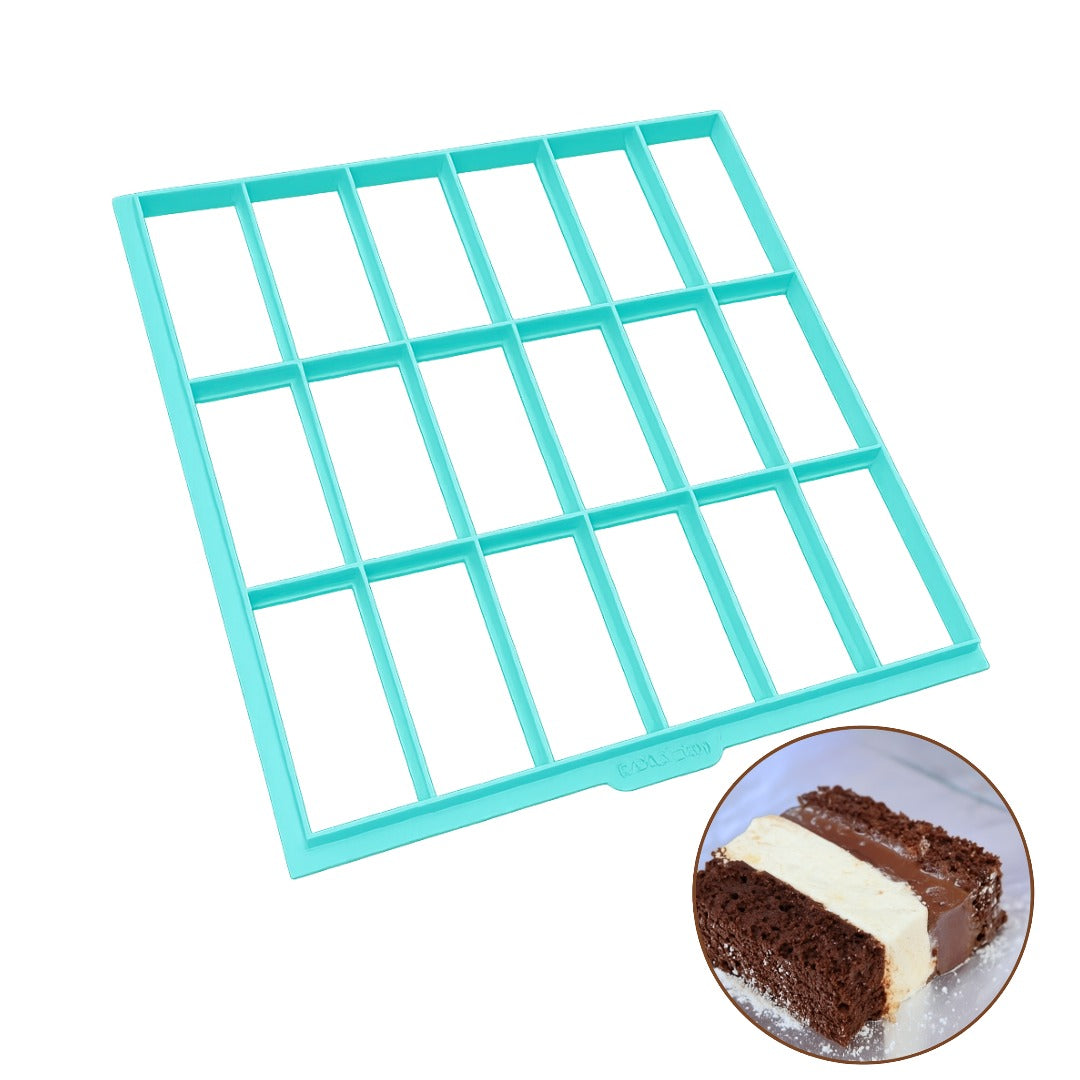 Frozen Cake Slice Cutter Grid for Brazilian-style Iced Cake | Tiffany