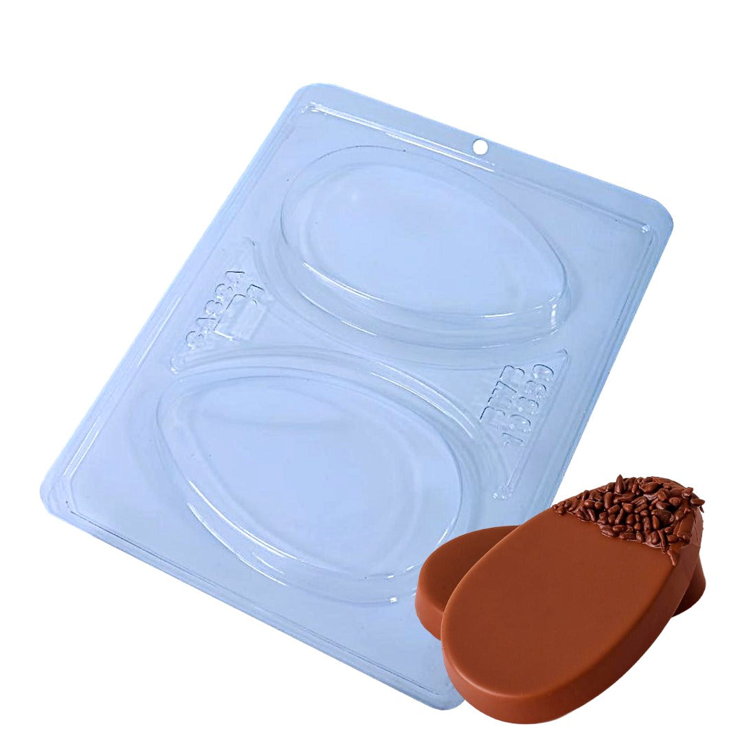 Plain egg bar 3-Part Chocolate Mold (BWB)