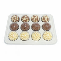 Thumbnail for 12 cavities Clear/White Candy case (5 count)