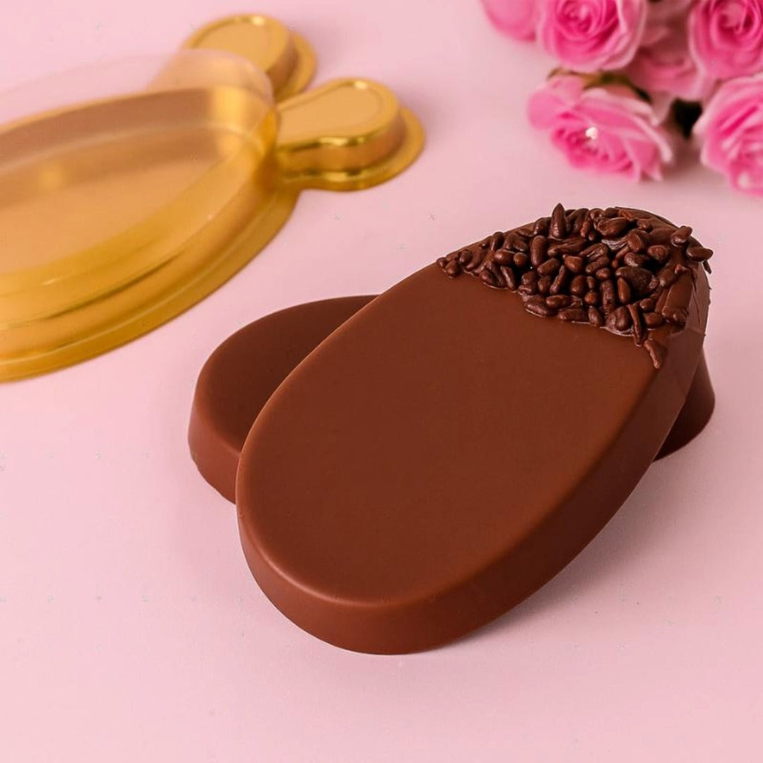 Plain egg bar 3-Part Chocolate Mold (BWB)