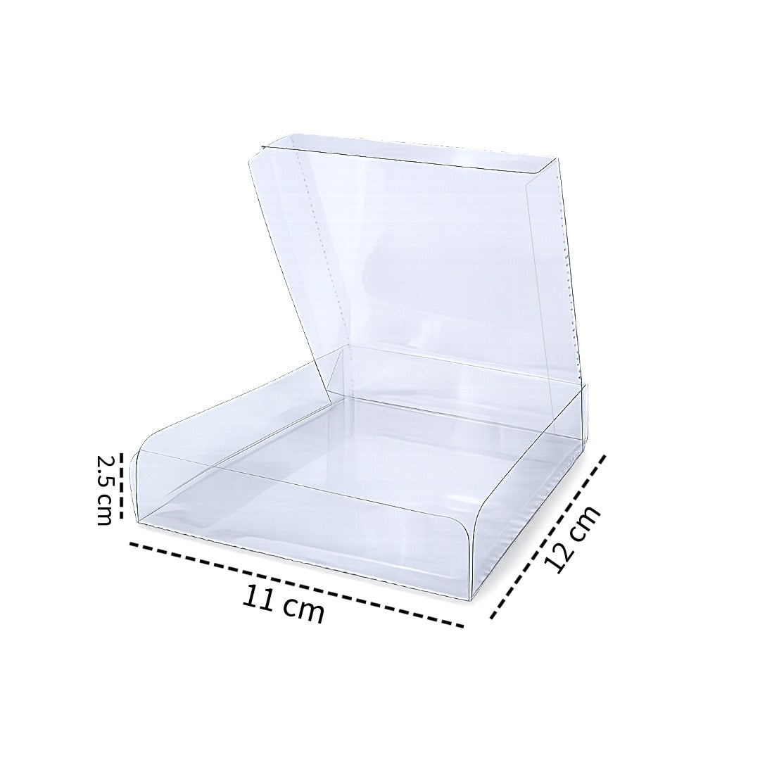Transparent Acetate Packaging for Sliced Cake – Pack of 10 Units