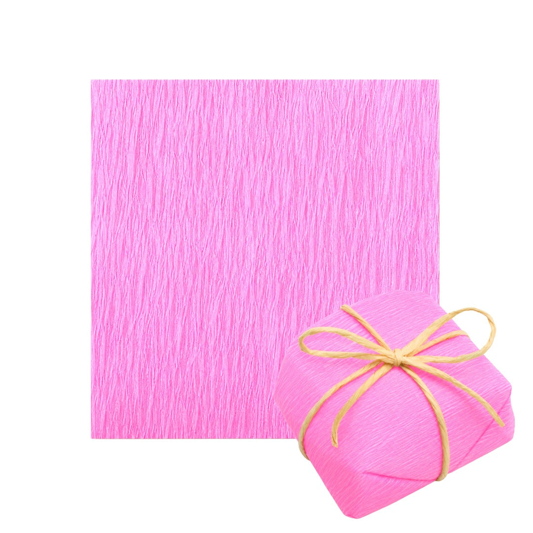 Hojas de papel crepé para envolver Bem Casados 15cm x 15cm Rosa Fucsia (40 hojas)